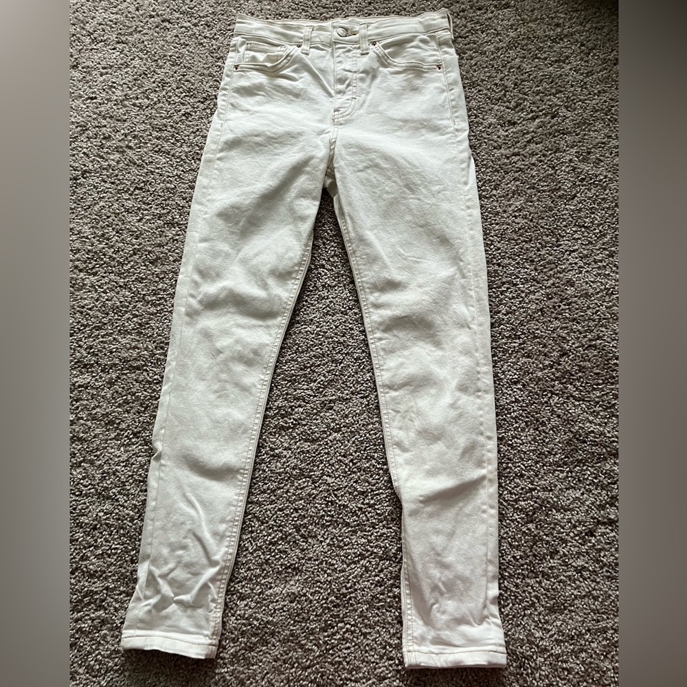 Top shop white skinny jeans
